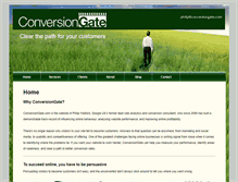 Tablet Screenshot of conversiongate.com